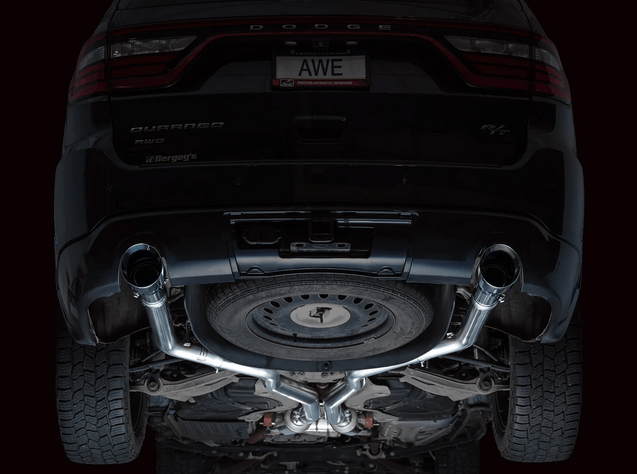 AWE Track Cat - Back Exhaust, Chrome Tips 2011 - 2023 Durango 5.7L - Speedlogix