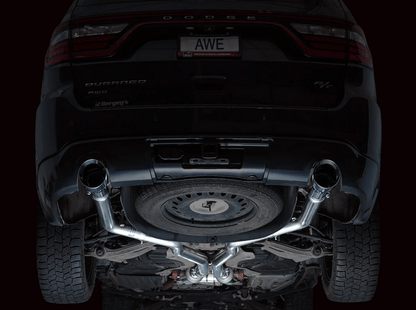 AWE Track Cat - Back Exhaust, Chrome Tips 2011 - 2023 Durango 5.7L - Speedlogix