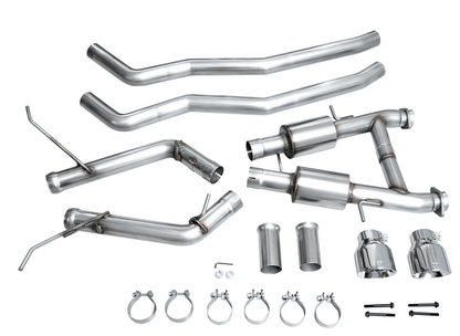 AWE Track Cat - Back Exhaust, Chrome Tips 2011 - 2023 Durango 5.7L - Speedlogix