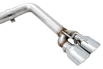AWE Track Cat - Back Exhaust, Chrome Tips 2015 - 2023 Challenger 6.2L/392/6.4L - Speedlogix