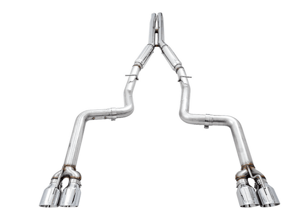 AWE Track Cat - Back Exhaust, Chrome Tips 2015 - 2023 Challenger 6.2L/392/6.4L - Speedlogix