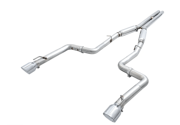 AWE Track Cat - Back Exhaust, Chrome Tips 2015 - 2023 Charger 6.2L/392/6.4L - Speedlogix