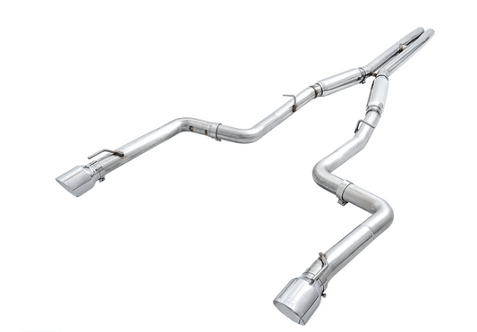 AWE Track Cat - Back Exhaust, Chrome Tips 2015 - 2023 Charger 6.2L/392/6.4L - Speedlogix