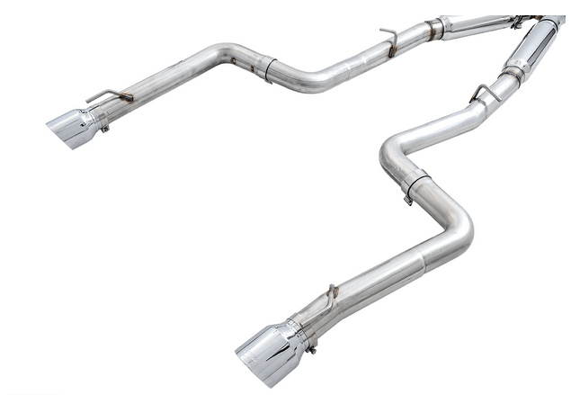 AWE Track Cat - Back Exhaust, Chrome Tips 2015 - 2023 Charger 6.2L/392/6.4L - Speedlogix