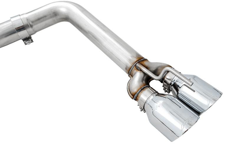 AWE Track Cat - Back Exhaust, Chrome Tips 2017 - 2023 Challenger 5.7L - Speedlogix