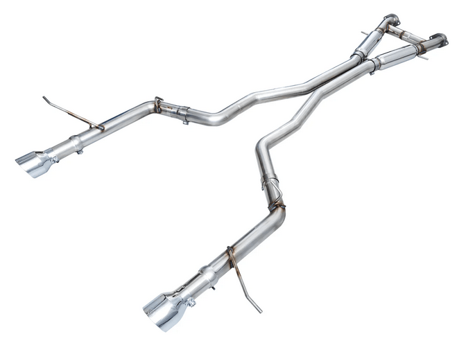 AWE Track Cat - Back Exhaust, Chrome Tips 2018 - 2023 Durango 6.4L/6.2L - Speedlogix