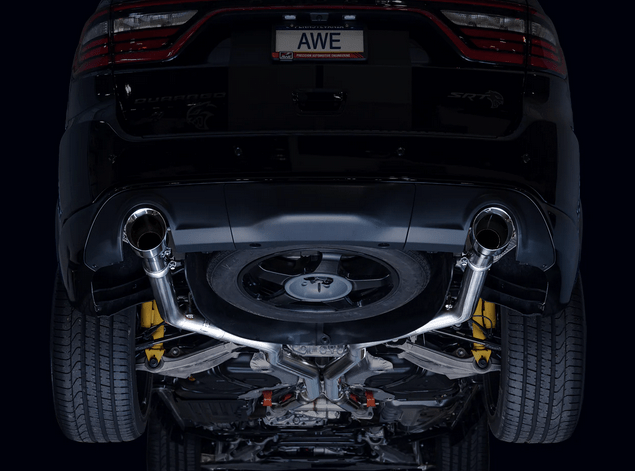 AWE Track Cat - Back Exhaust, Chrome Tips 2018 - 2023 Durango 6.4L/6.2L - Speedlogix