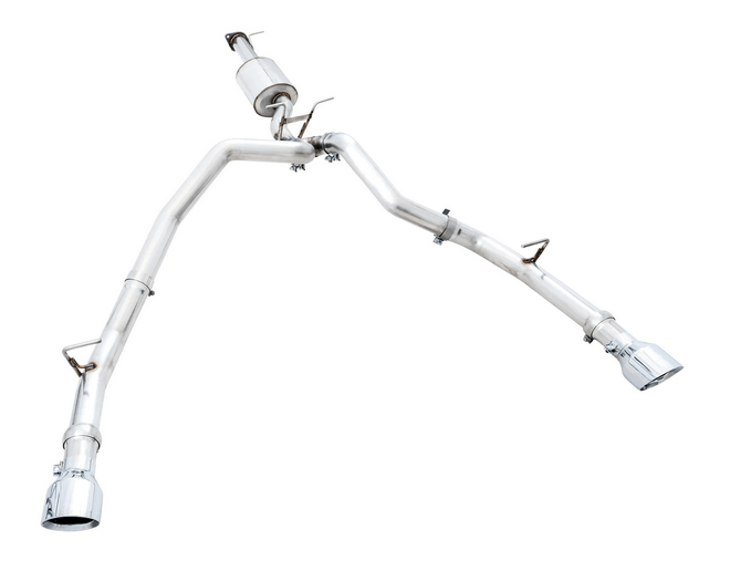AWE Track Cat - Back Exhaust, Chrome Tips 2019 - 2023 Ram 1500 5.7L - Speedlogix