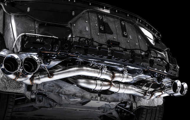 AWE Track Cat - Back Exhaust, Chrome Tips 2020 - 2023 Corvette - Speedlogix