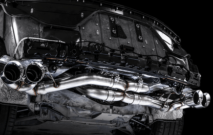 AWE Track Cat - Back Exhaust, Chrome Tips 2020 - 2023 Corvette - Speedlogix