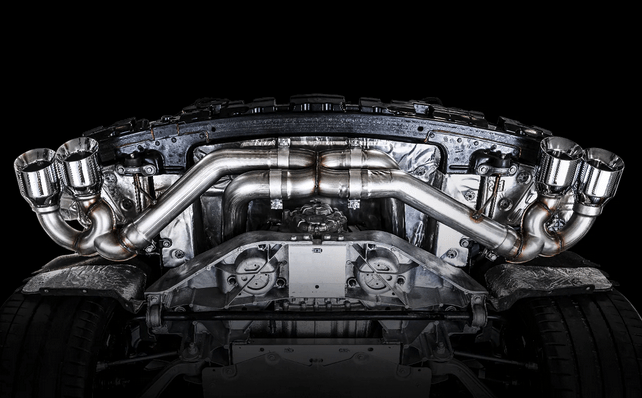 AWE Track Cat - Back Exhaust, Chrome Tips 2020 - 2023 Corvette - Speedlogix