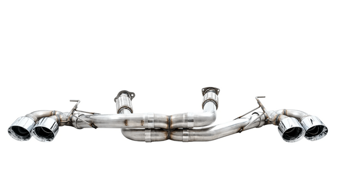 AWE Track Cat - Back Exhaust, Chrome Tips 2020 - 2023 Corvette - Speedlogix