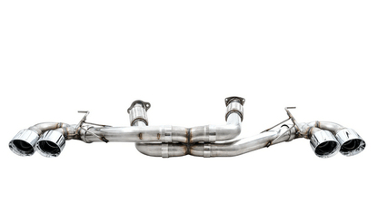 AWE Track Cat - Back Exhaust, Chrome Tips 2020 - 2023 Corvette - Speedlogix