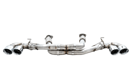 AWE Track Cat - Back Exhaust, Chrome Tips 2020 - 2023 Corvette - Speedlogix