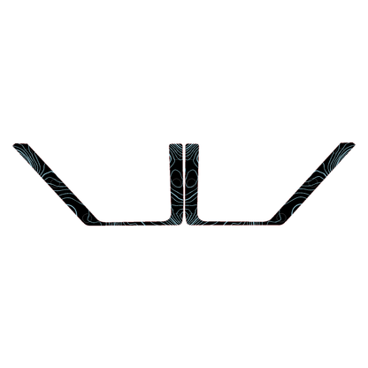 Topo Front Door Net Trim Overlay Kit (Printed Series) - 2021+ Bronco