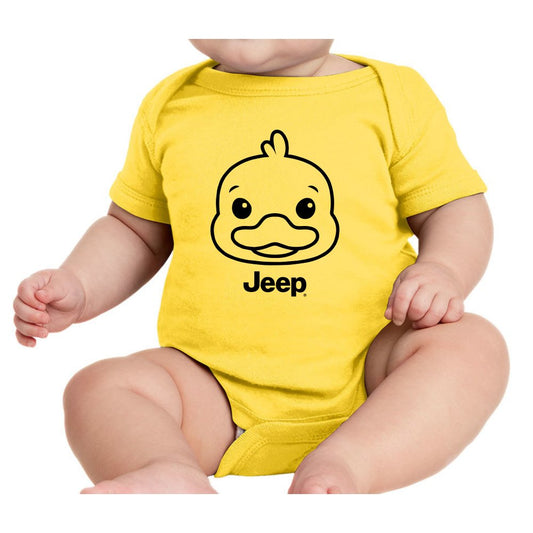Baby Onesie - Jeep Duck - Yellow - Speedlogix