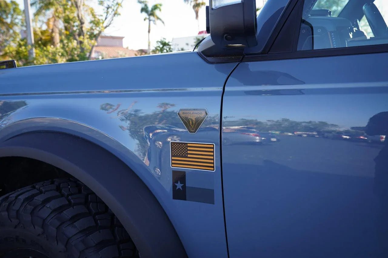 Badlands Fender Badge Overlays - 2021+ Bronco - Speedlogix