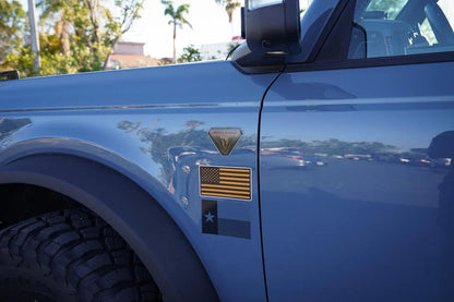 Badlands Fender Badge Overlays - 2021+ Bronco - Speedlogix