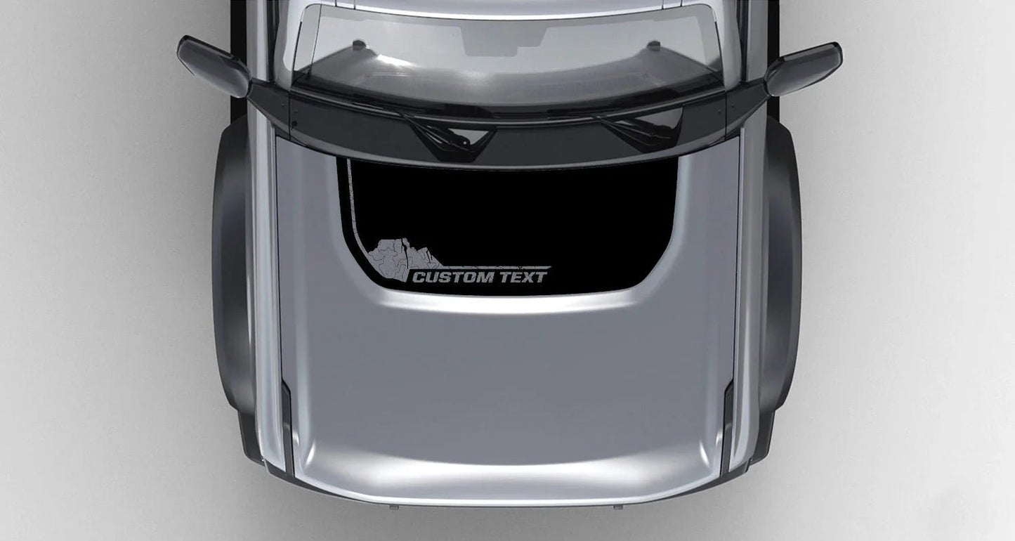 Badlands South Dakota Stealth Hood Overlay (Printed Series) - 2021+ Bronco - Speedlogix