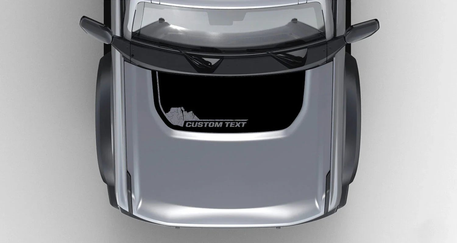 Badlands South Dakota Stealth Hood Overlay (Printed Series) - 2021+ Bronco - Speedlogix