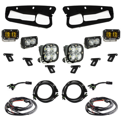 Baja Designs S2 SAE “Pro” Fog Pocket Amber Light Kit W/ Steel Bumper 2021 - 2025 Bronco - Speedlogix