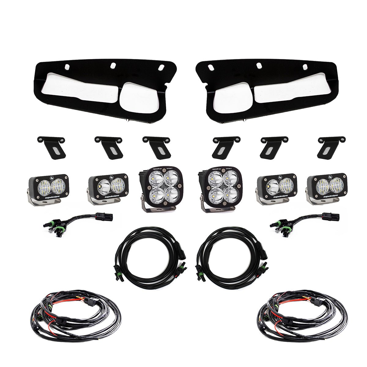Baja Designs Squadron Sport/S2 Sport Fog Pocket Light Kit 2021 - 2025 Bronco - Speedlogix