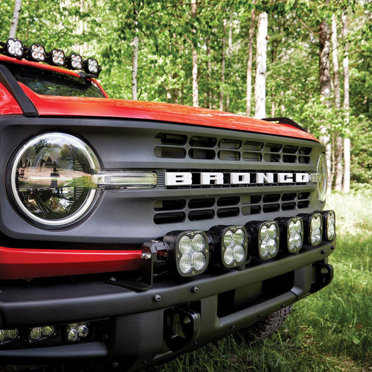 Baja Designs XL Linkable Bumper Light Kit W/ OE Steel Bumper 2021 - 2025 Bronco - Speedlogix