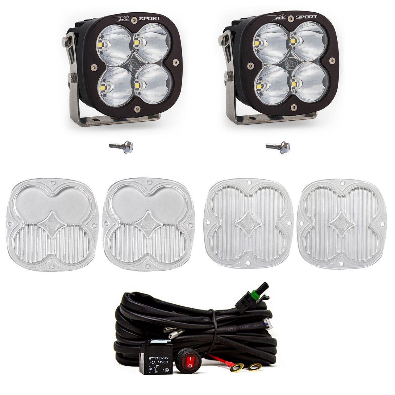 Baja Designs XL Sport A - Pillar Light Kit 2021 - 2025 Bronco - Speedlogix