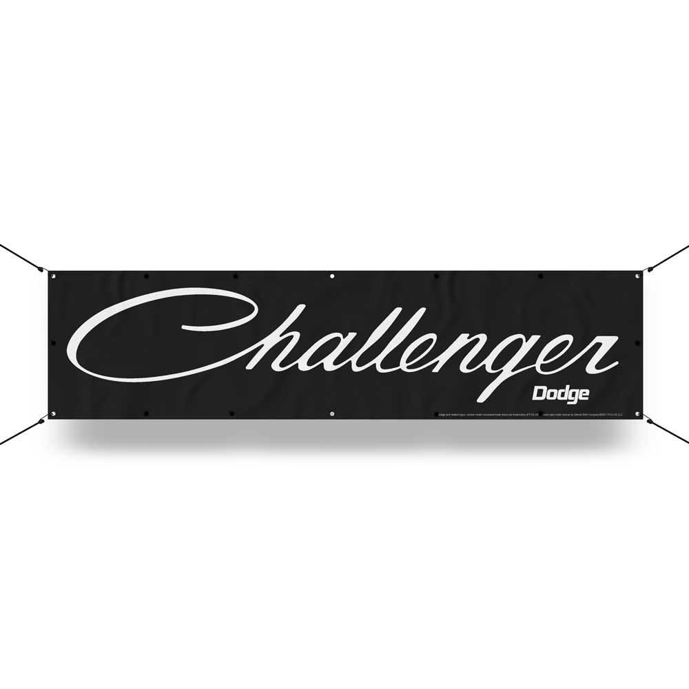 Banner - Dodge Challenger Script Long - Speedlogix