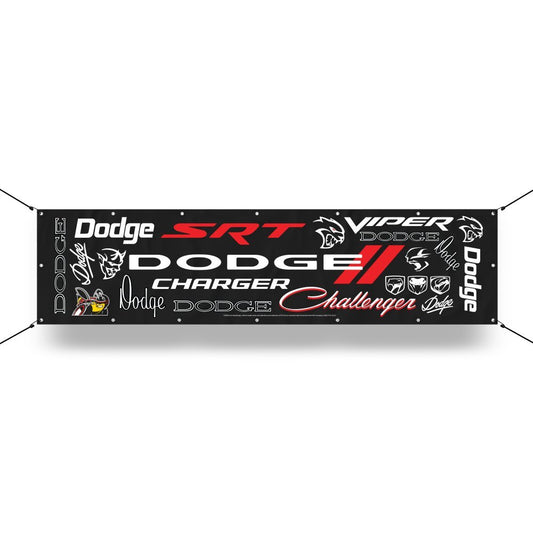 Banner - Dodge Multiple Logos Vintage and Current - Speedlogix