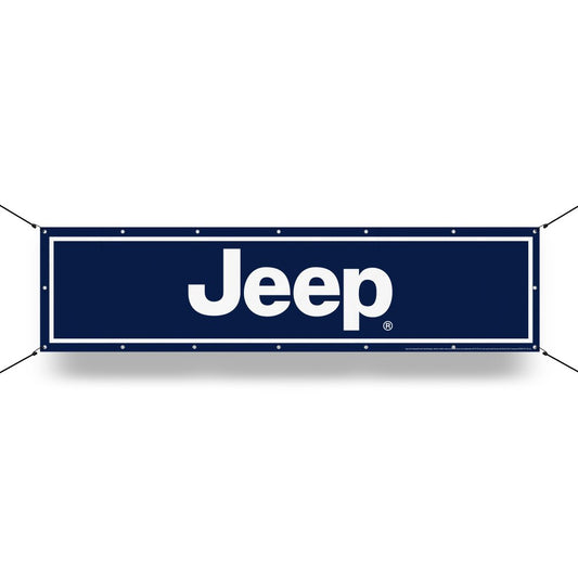 Banner - Jeep® Text - Navy - Speedlogix