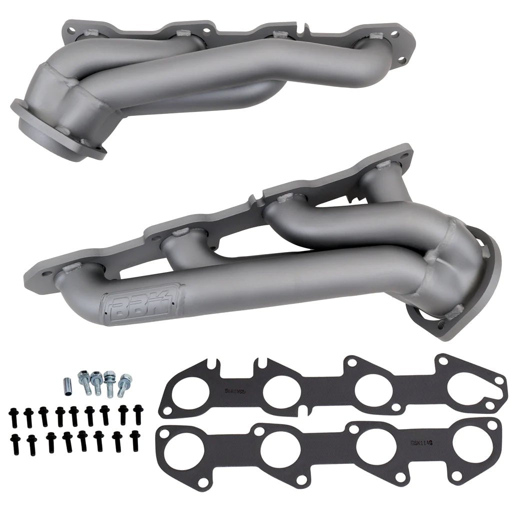 BBK 1 - 3/4" Titanium Ceramic Shorty Headers 2009 - 2023 Challenger/Charger 5.7L - Speedlogix