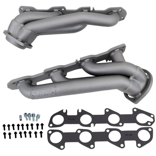 BBK 1 - 3/4" Titanium Ceramic Shorty Headers 2009 - 2023 Challenger/Charger 5.7L - Speedlogix