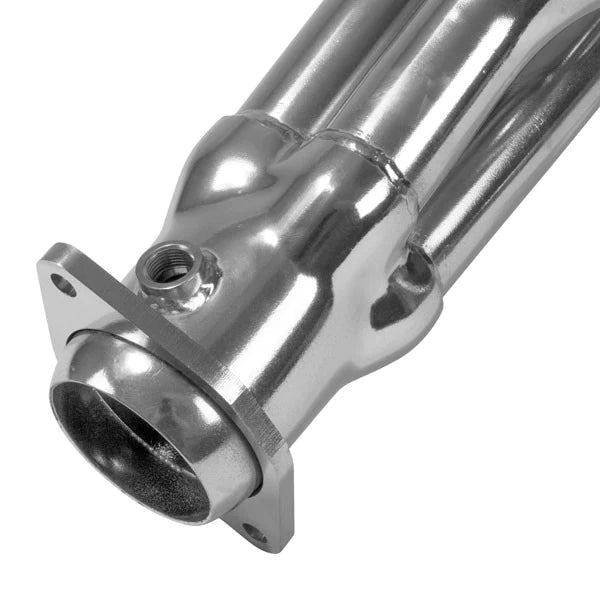 BBK Polished Silver Ceramic 1 - 7/8" Shorty Headers 2005 - 2010 Challenger/Charger 6.1L - Speedlogix