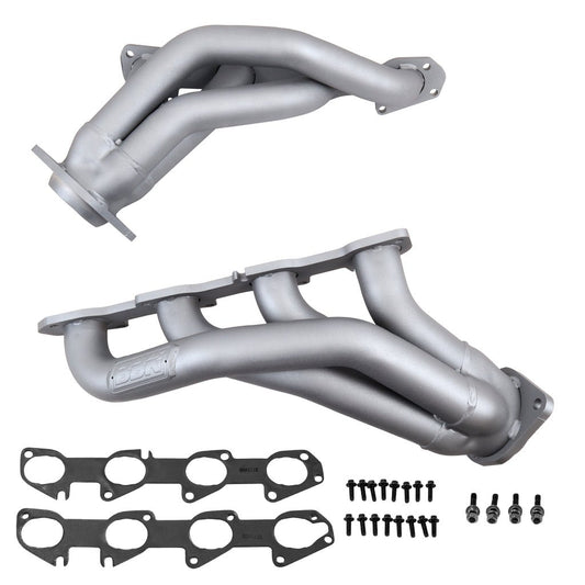 BBK Titanium Ceramic 1 - 7/8" Shorty Headers 2006 - 2010 Challenger/Charger 6.1L - Speedlogix