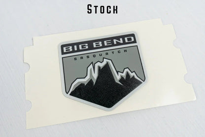 Big Bend Fender Badge Overlays - 2021+ Bronco - Speedlogix