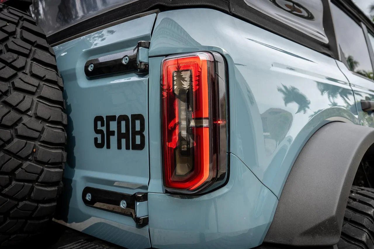 Bigfoot aka Sasquatch in the Woods Tail Light Overlays - 2021+ Bronco - Speedlogix