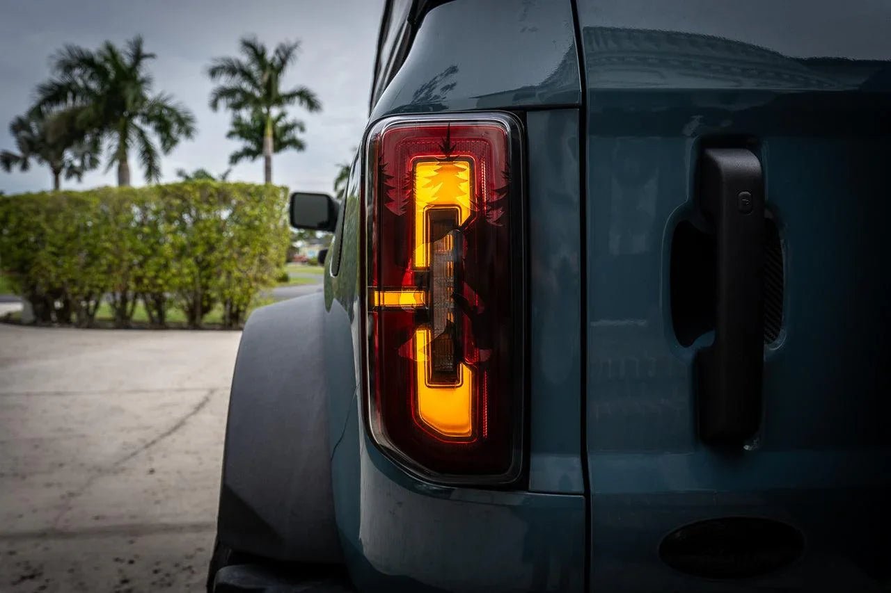 Bigfoot aka Sasquatch in the Woods Tail Light Overlays - 2021+ Bronco - Speedlogix