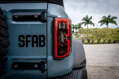 Bigfoot aka Sasquatch in the Woods Tail Light Overlays - 2021+ Bronco - Speedlogix