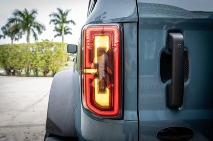 Bigfoot aka Sasquatch in the Woods Tail Light Overlays - 2021+ Bronco - Speedlogix