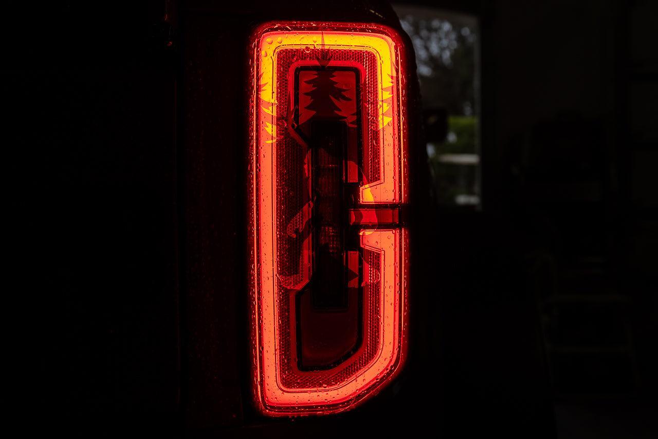 Bigfoot aka Sasquatch in the Woods Tail Light Overlays - 2021+ Bronco - Speedlogix