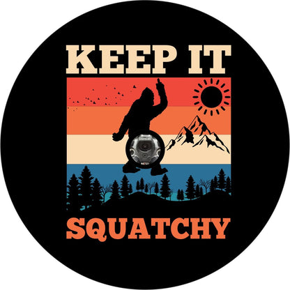 Bigfoot Sasquatch - Keep it Squatchy Bronco Spare Tire Cover - Speedlogix