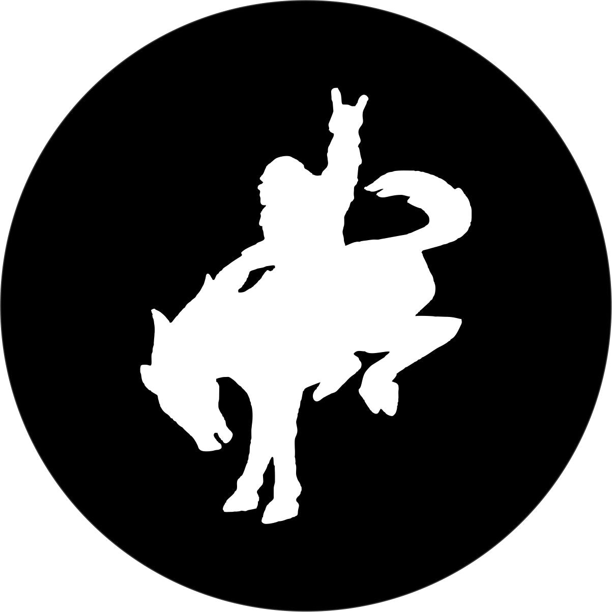 Bigfoot Sasquatch Riding a Bronco Spare Tire Cover for Jeep, Bronco, RV, Camper, Trailer, & More - Speedlogix