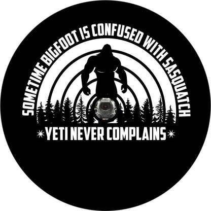 Bigfoot Sasquatch Yeti Funny Bronco Spare Tire Cover - Speedlogix