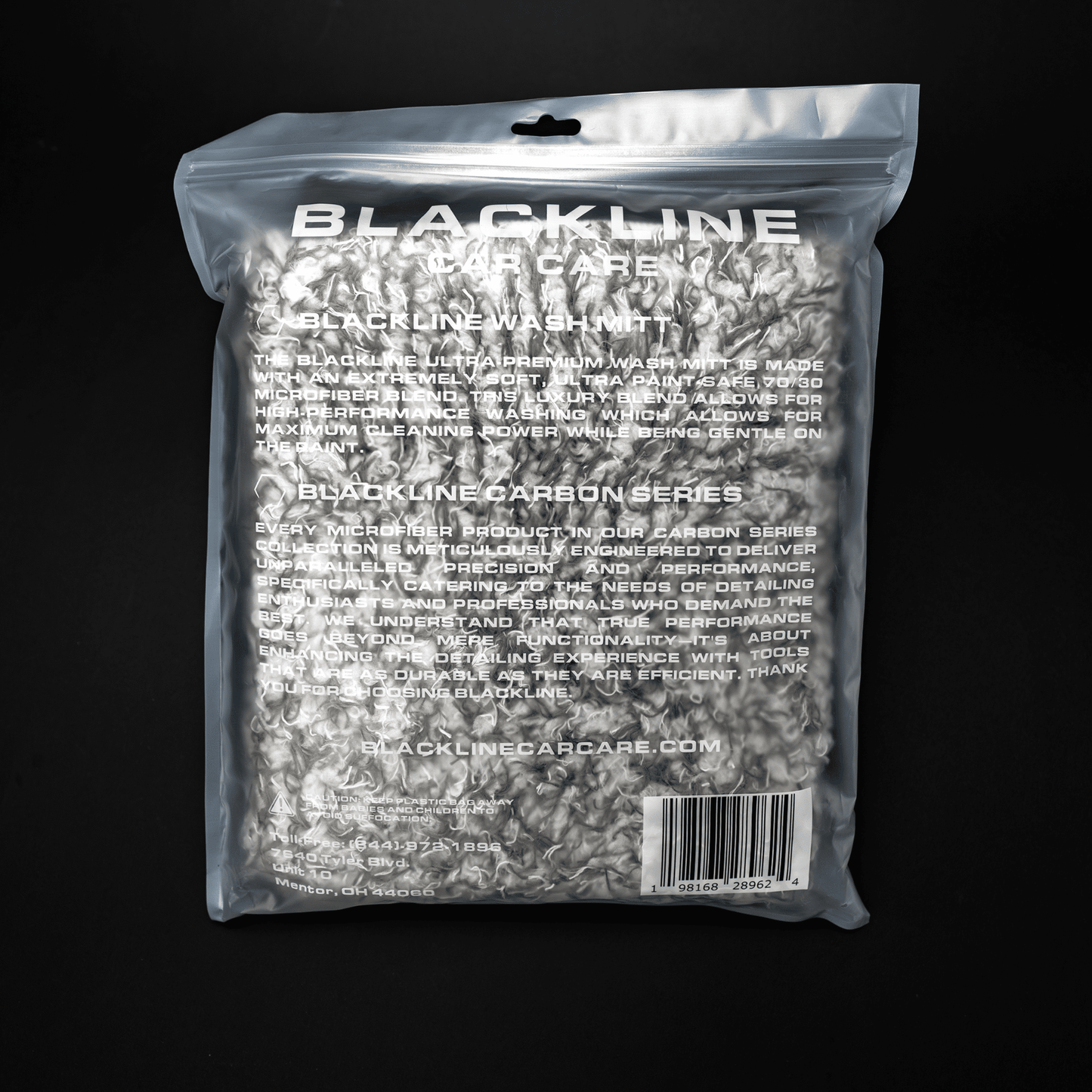 BLACKLINE® MICROFIBER WASH MITT - Speedlogix