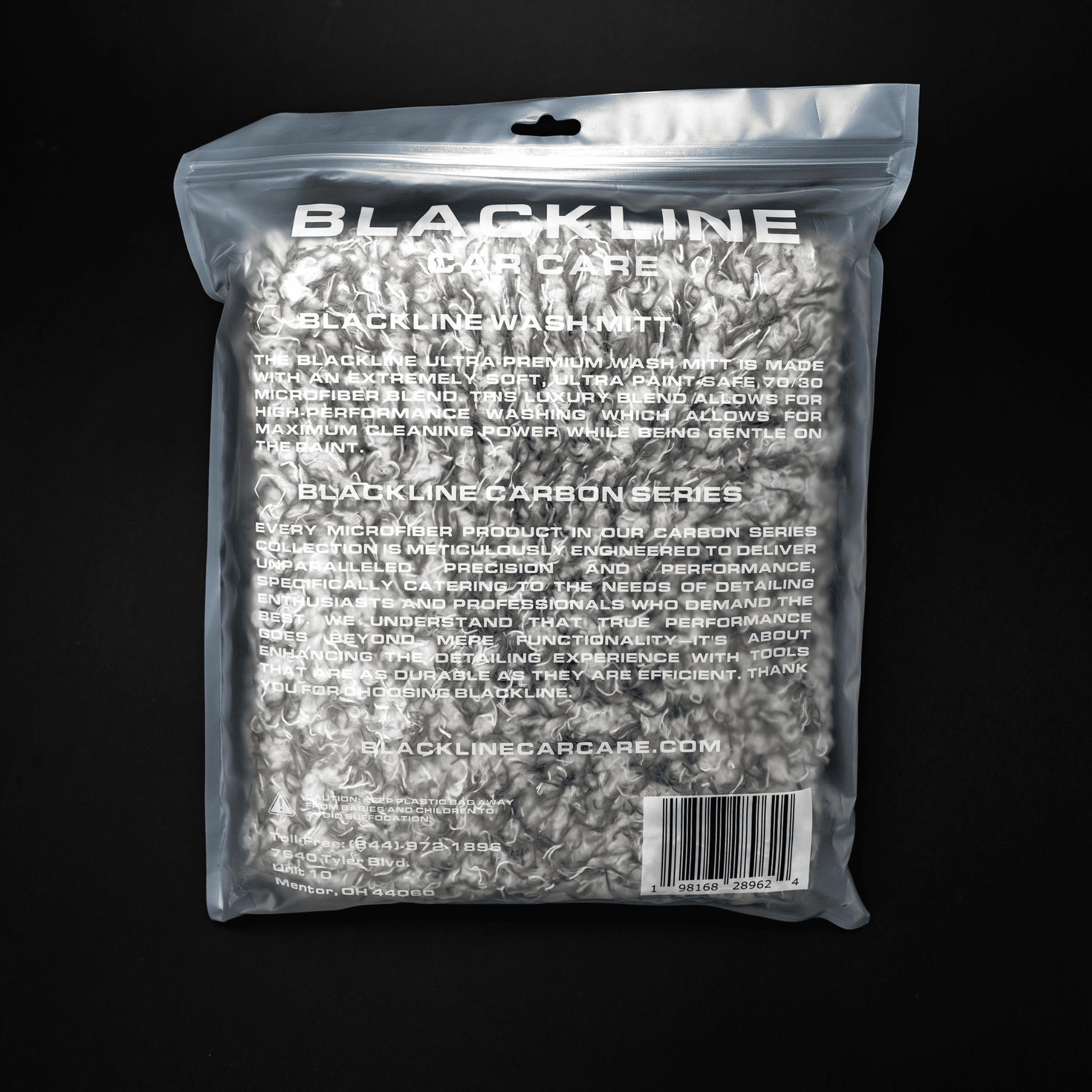 BLACKLINE® MICROFIBER WASH MITT - Speedlogix