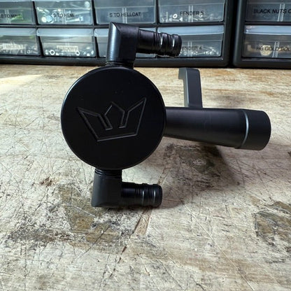 Blemished/Discounted Speedlogix Oil Catch Can 2005 - 2023 Challenger/Charger 392 - Speedlogix