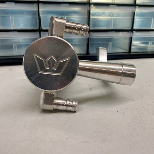 Blemished/Discounted Speedlogix Oil Catch Can 2005 - 2023 Challenger/Charger 392 - Speedlogix