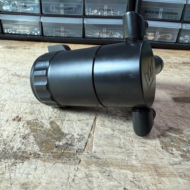 Blemished/Discounted Speedlogix Oil Catch Can 2005 - 2023 Challenger/Charger 392 - Speedlogix