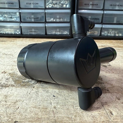 Blemished/Discounted Speedlogix Oil Catch Can 2005 - 2023 Challenger/Charger 392 - Speedlogix